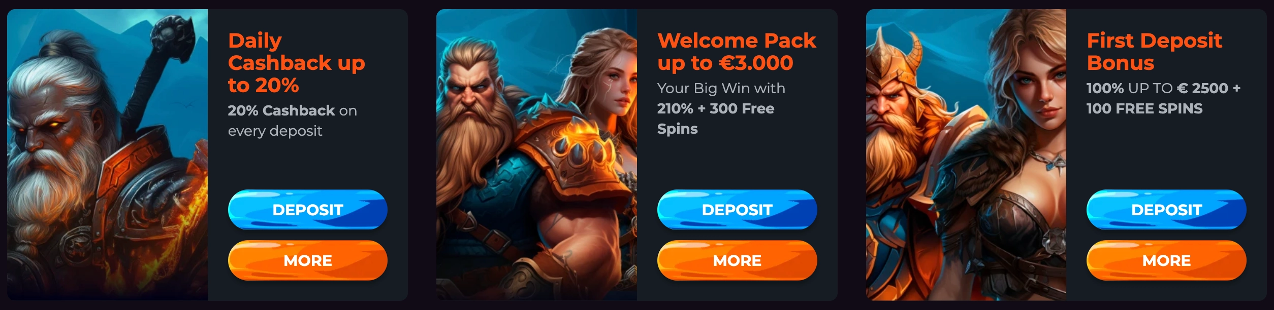 Interessante bonussen voor nieuwe en trouwe spelers